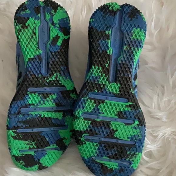 Under Armour Blue and Green Athletic Sneakers - Picture 16 of 16